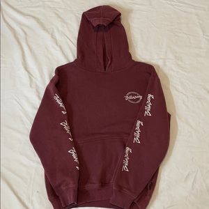 Boys medium maroon billabong hoodie
